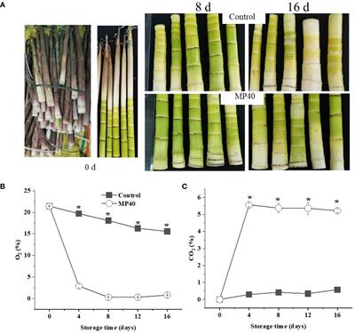 Effect of modified atmosphere package on attributes of sweet bamboo shoots after harvest